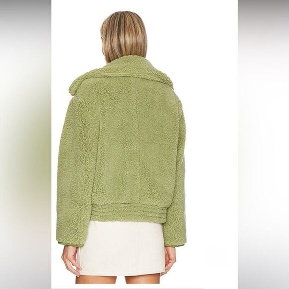 Free People Joplin Cozy Jacket in Sweet Pistachio Size Large - Picture 4 of 10